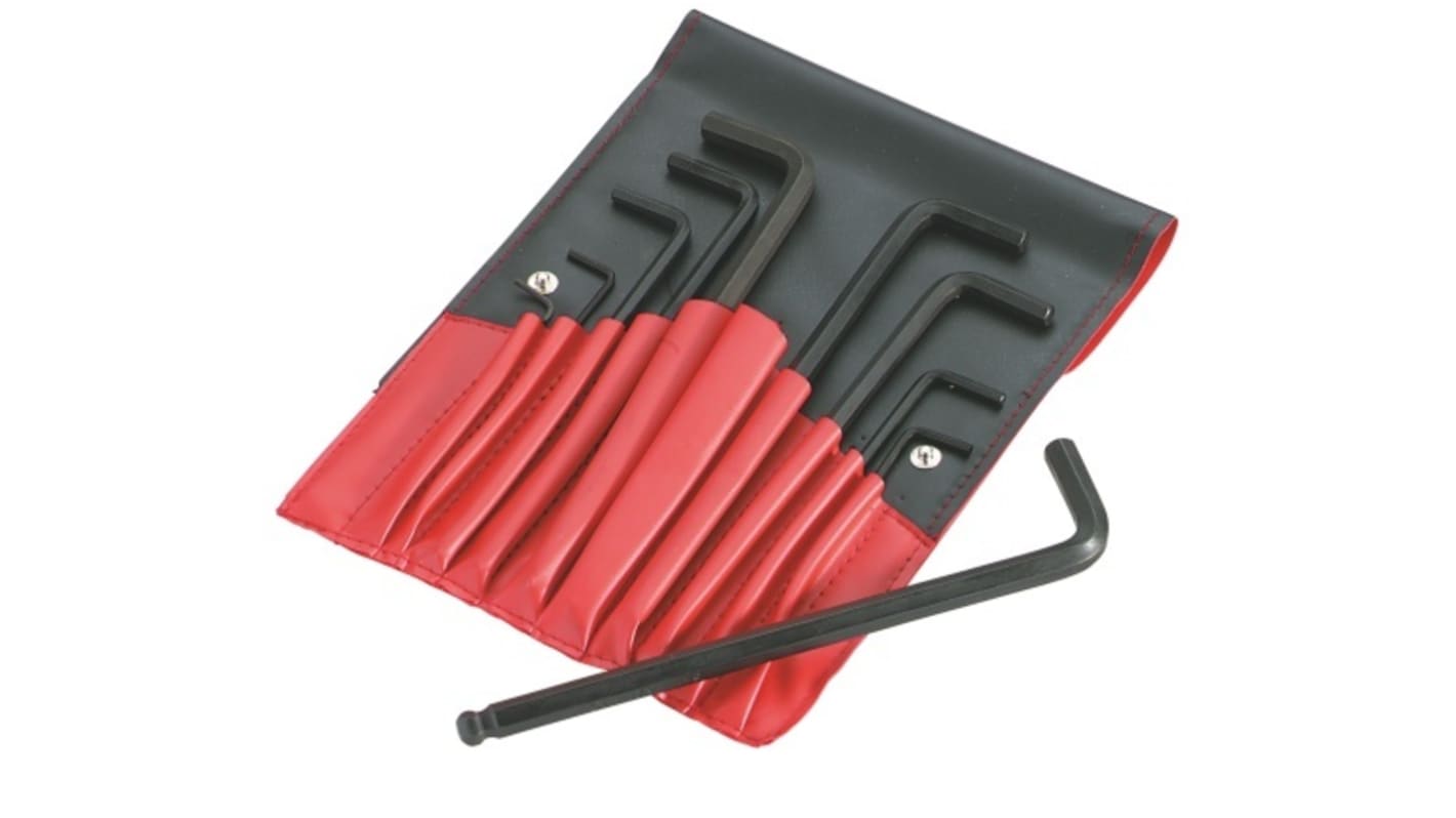 SAM 12 piece L Shape Metric Hex Key Set, 1.5 → 12mm