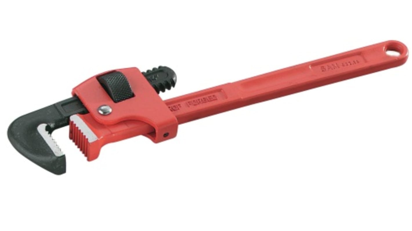 SAM Pipe Wrench, 585 mm Overall, 75mm Jaw Capacity