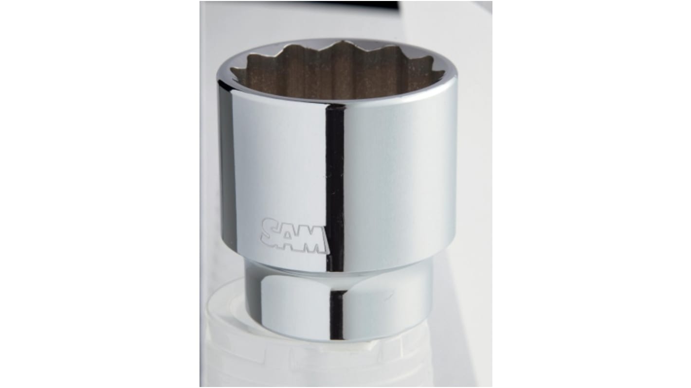 SAM 3/4 in Drive 33mm Standard Socket, 12 point, 56 mm Overall Length