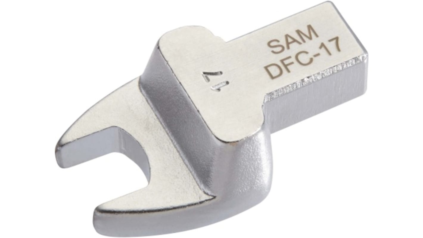 SAM DFC Series Spanner Head, 25 mm, 14 x 18mm Insert, Chrome Finish