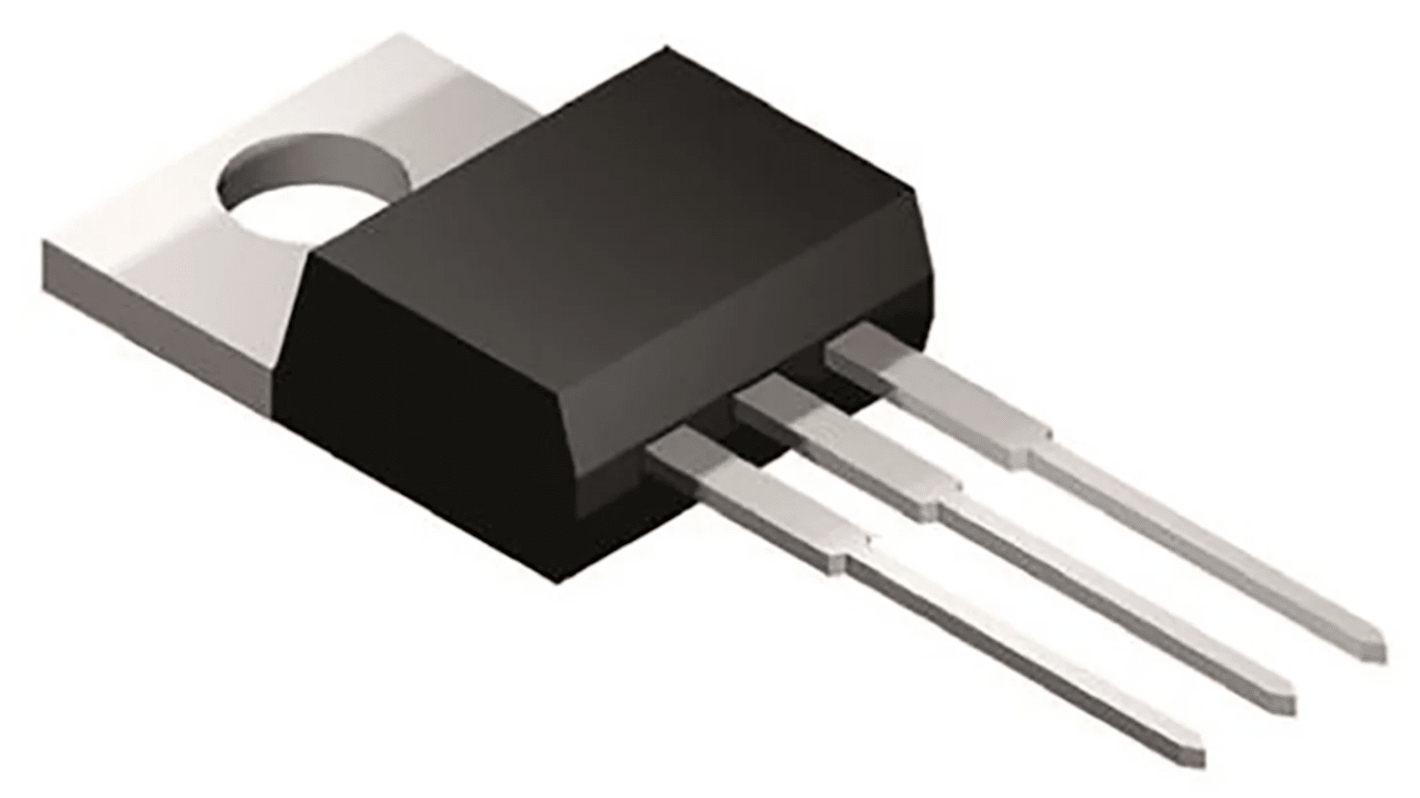 MOSFET onsemi, canale N, 0,067 Ω, 40 A, TO-220, Su foro