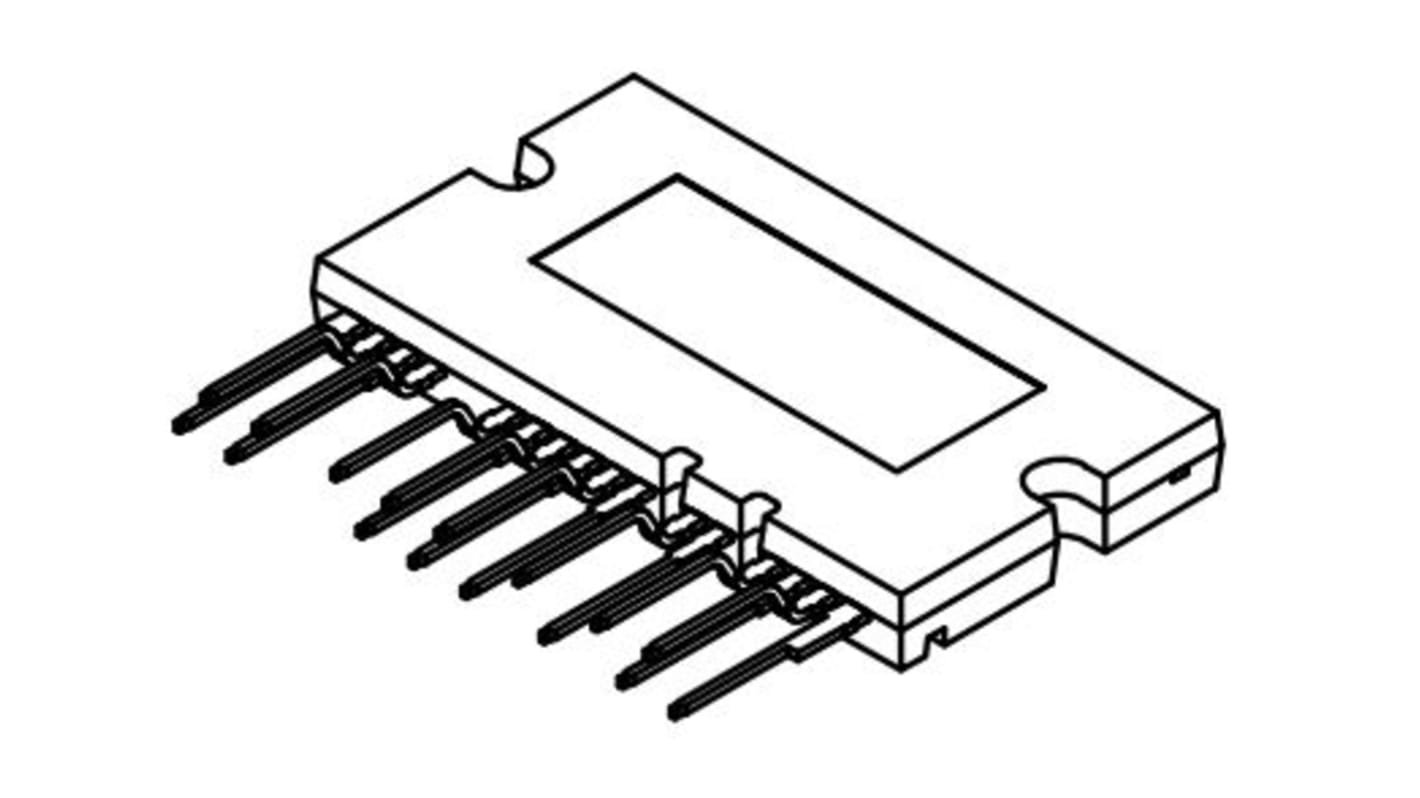 Quad MOSFET, 26 A, 650 V, 16-Pin APMCA-A16 onsemi NXV65HR82DS1