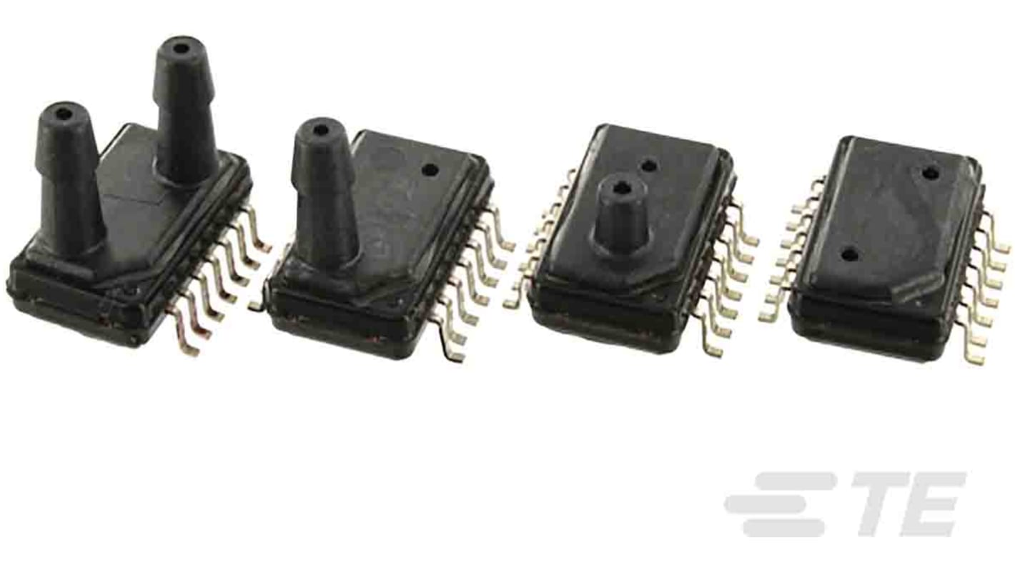 TE Connectivity Pressure Transducer, 206.843kPa Operating Max, Surface Mount, 14-Pin, 413.685kPa Overload Max, SOIC