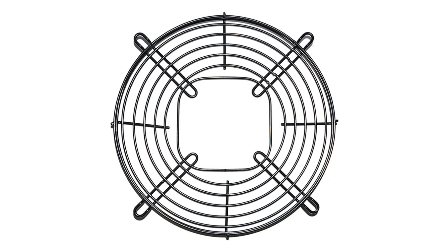 RS PRO Steel Finger Guard for 254mm Fans, 250mm Hole Spacing, 300 x 17mm