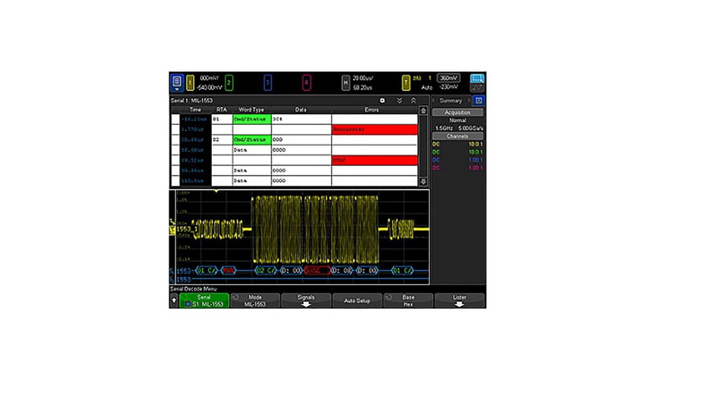 オシロスコープ用ソフトウェア Keysight Technologies シリアルトリガ／デコード 4000 A用 7.4