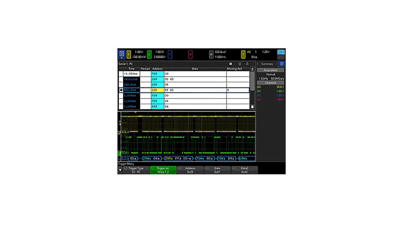 Attivazione e decodifica seriale Keysight Technologies per 6000 A