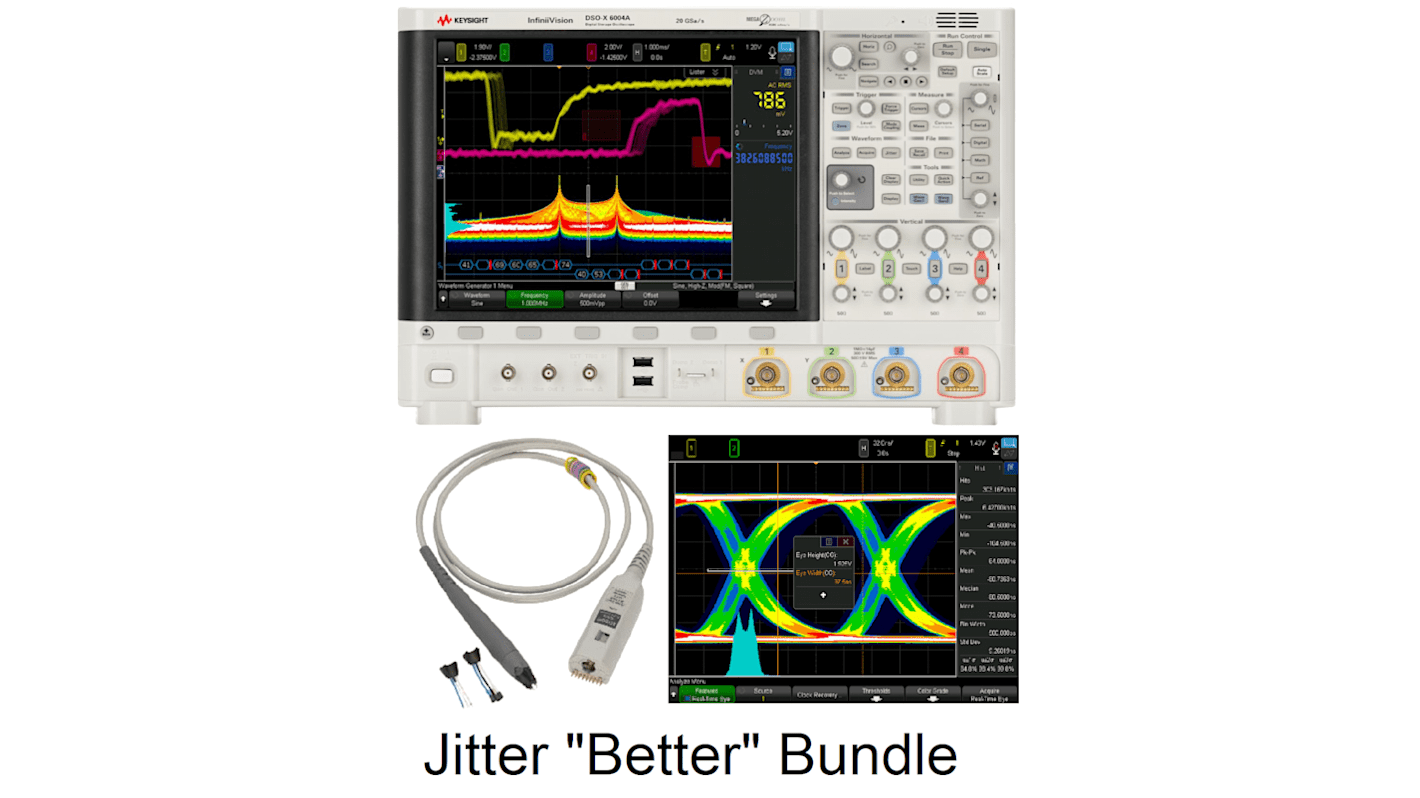 Oscilloscopio Da banco Keysight Technologies DSOX6004JIT, 4 ch. analogici, 1GHz