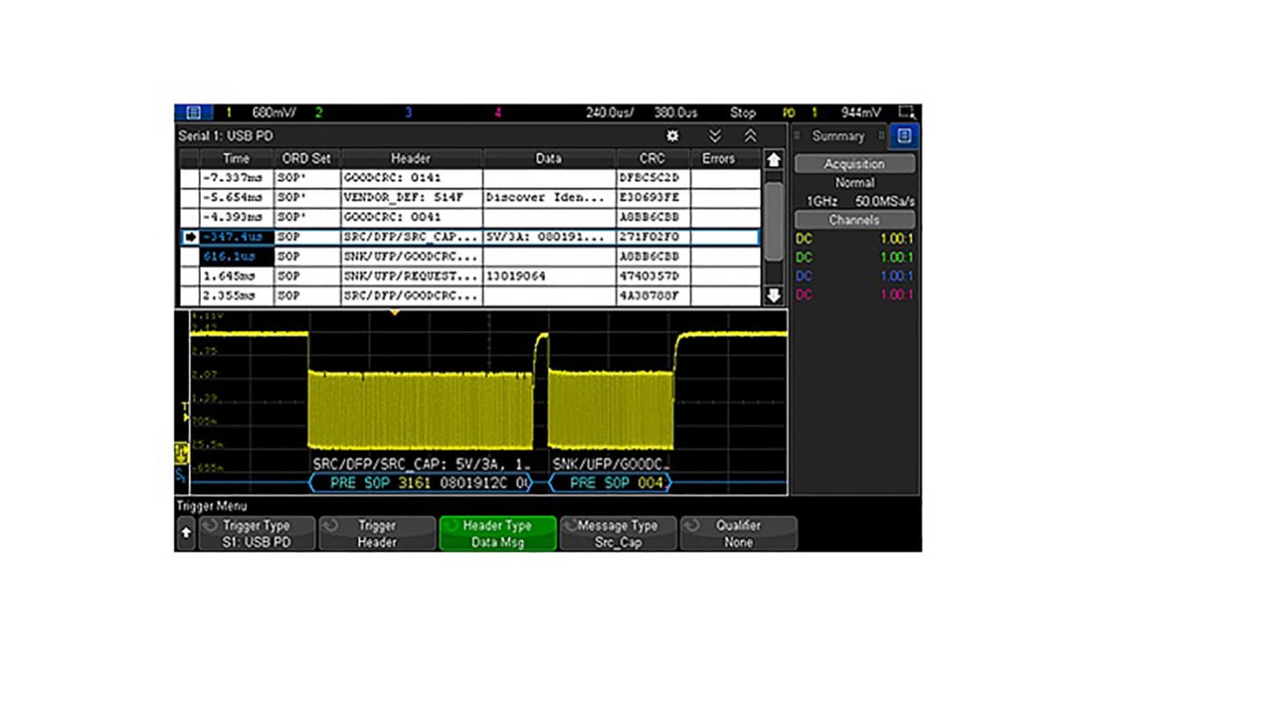 Keysight Technologies Oscilloscope Software for Use with P9240, Version 7.4