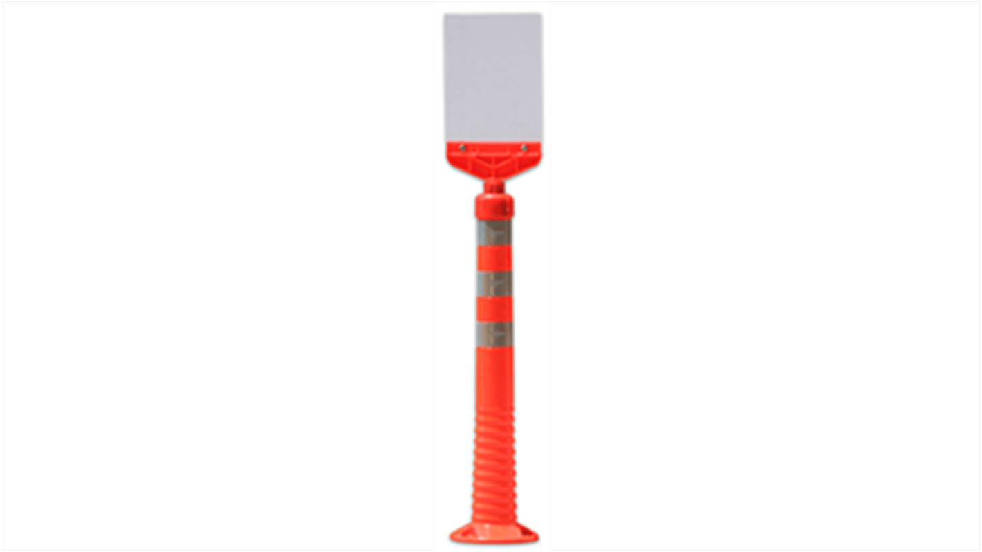 RS PRO Flexibler Pfosten Polyurethan Orange Sicherheits-Absperrung, H.Barr. 750mm