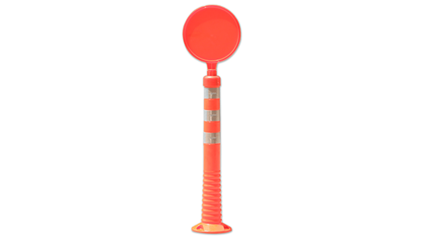 RS PRO Flexibler Pfosten Polyurethan Orange Sicherheits-Absperrung, H.Barr. 750mm