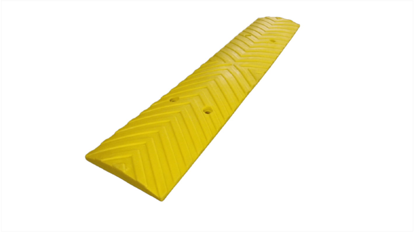 Butoir de protection RS PRO, Jaune, longueur 500mm en Polyuréthane