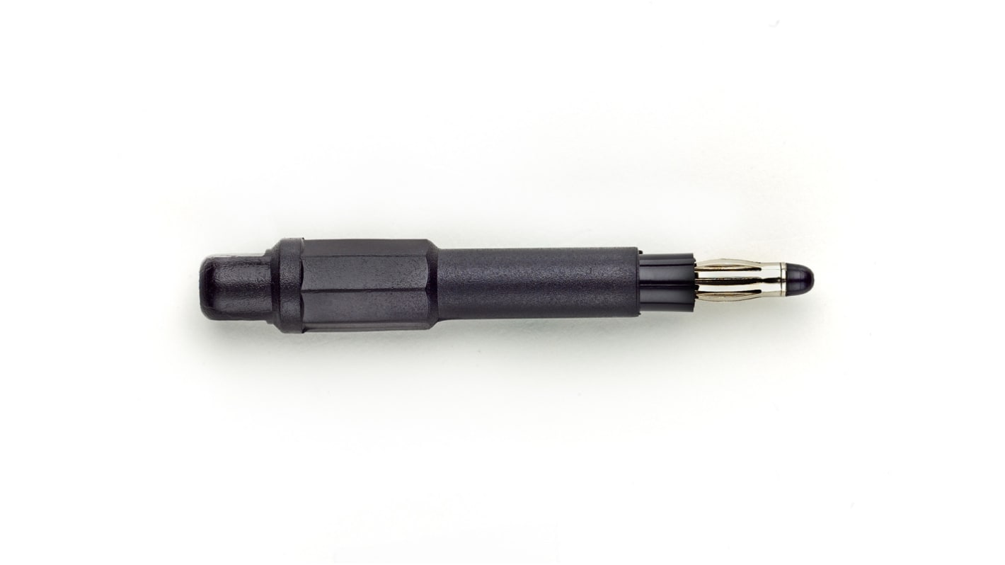 Conector banana, 20A, 1kV, Negro