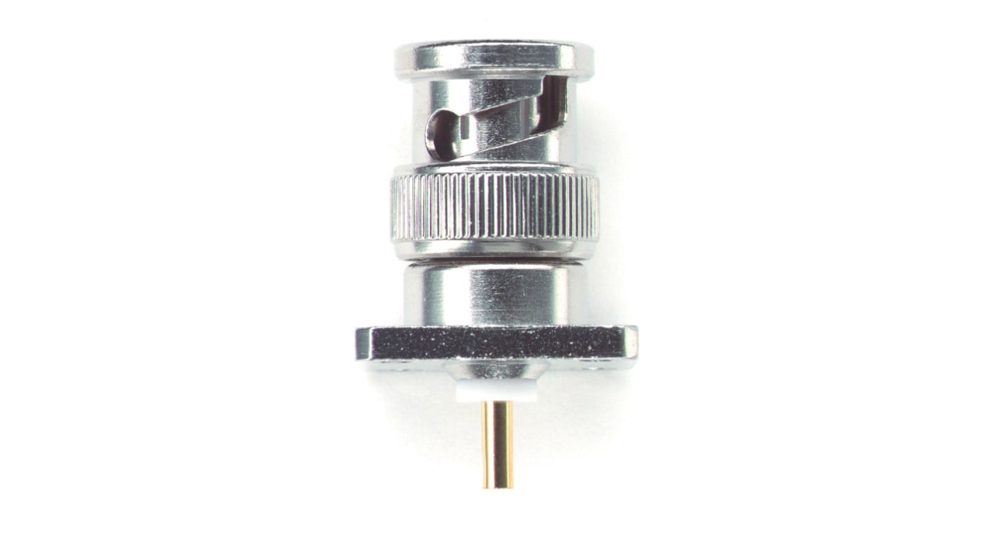 Conector coaxial Pomona 2451, Hembra, Recto, Montaje en Panel, Terminación de Soldador, Chapado en oro