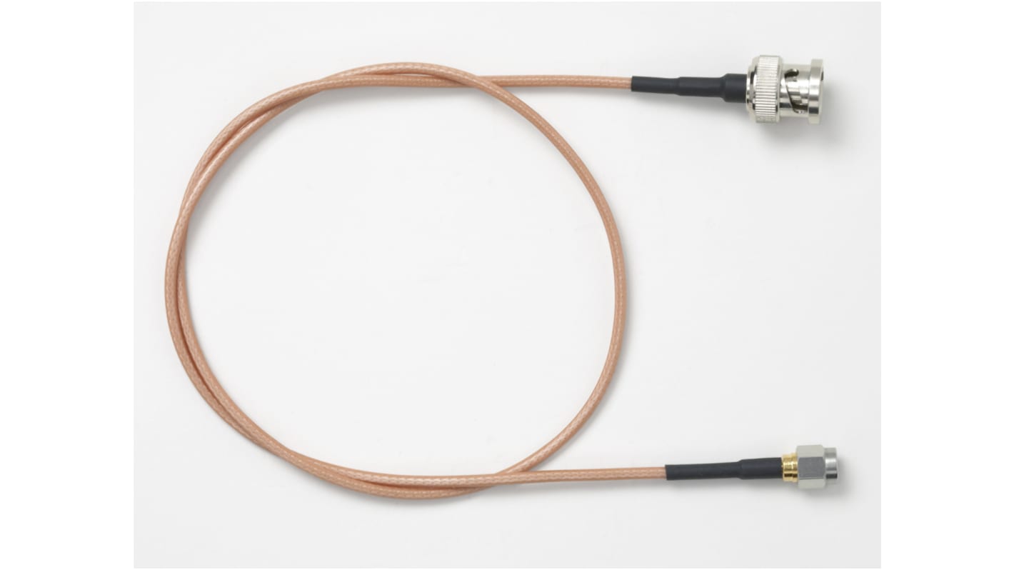 Cable coaxial RG316/U Pomona, 50 Ω, con. A: BNC, Macho, con. B: SMA, Macho, long. 1.22m