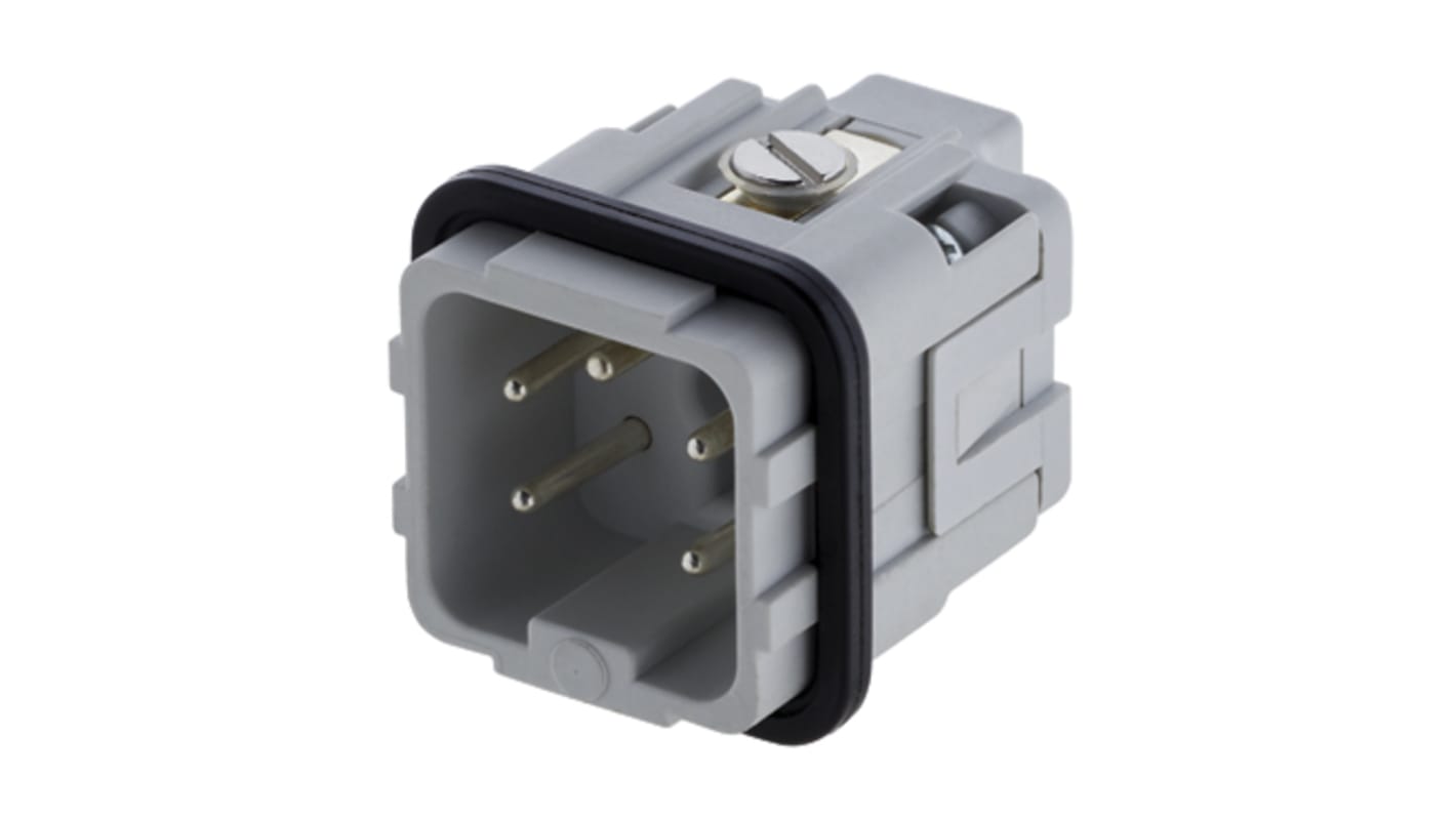 Aislante para conector industrial Amphenol Industrial Macho, serie Heavy Mate C146, para usar con Conectores