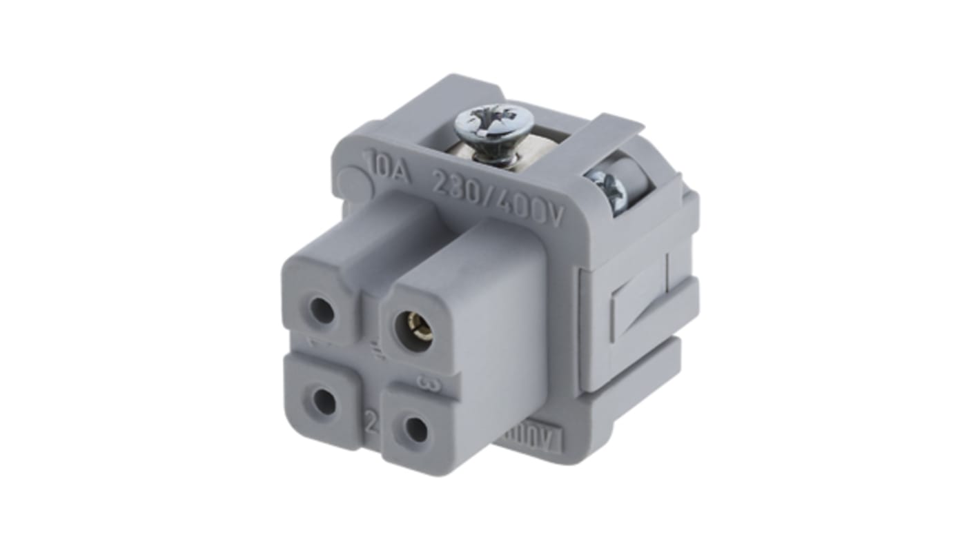 C146 10B003 002 4 Amphenol Industrial Heavy Duty Power Connector