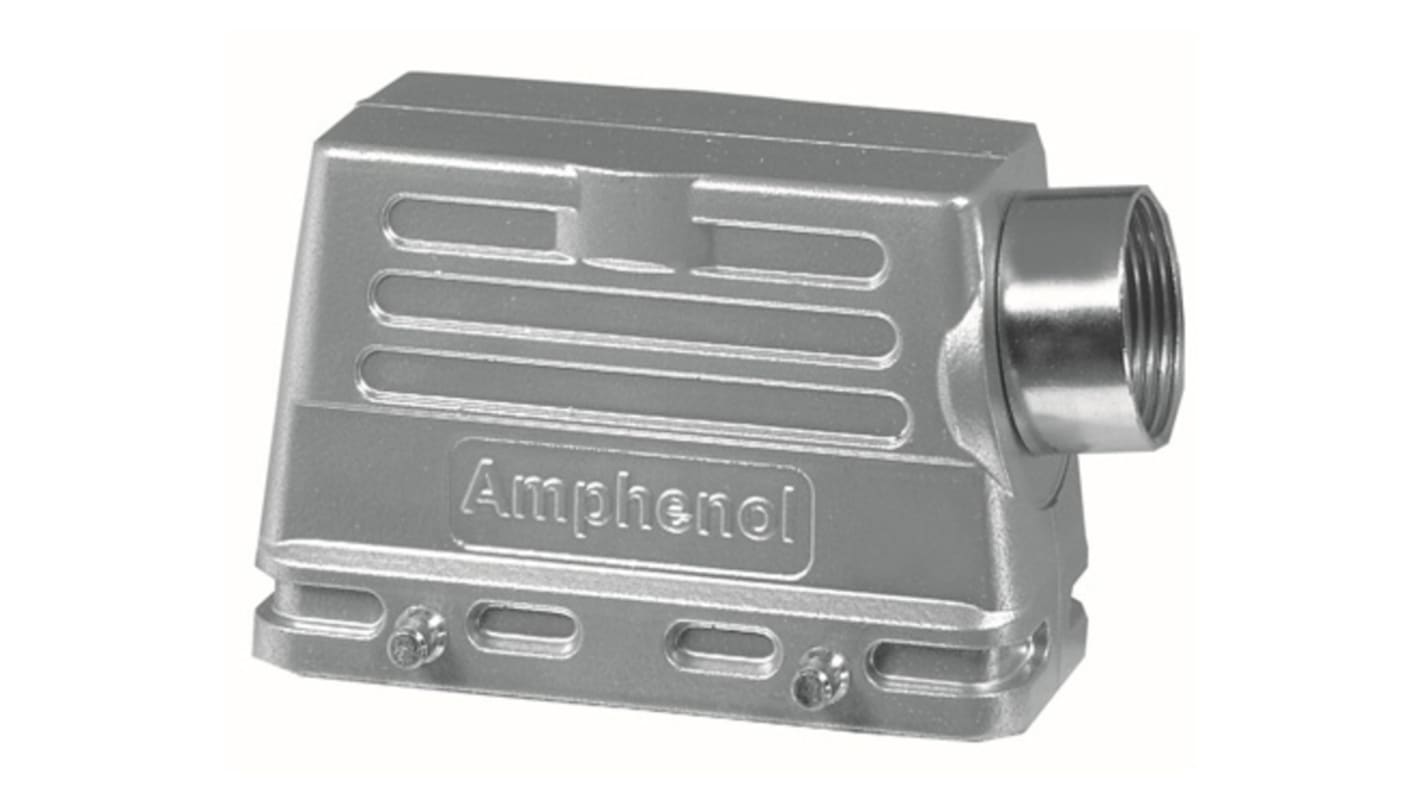 Carcasa para conector industrial Amphenol Industrial serie C146, con rosca PG21