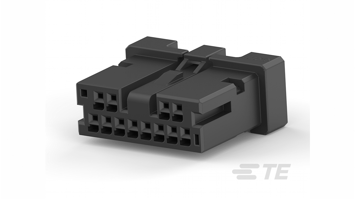 Boîtier pour connecteur CI Femelle, 12 contacts sur 2 rangs, pas 1.8mm, Horizontal, série 1-2834461
