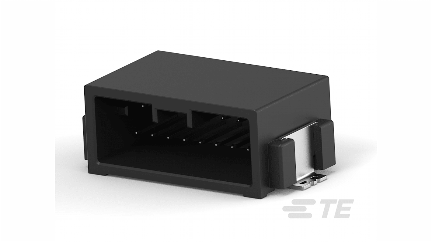 TE Connectivity Dynamic Mini Series Horizontal PCB Header, 12 Contact(s), 1.8mm Pitch, 2 Row(s), Shrouded