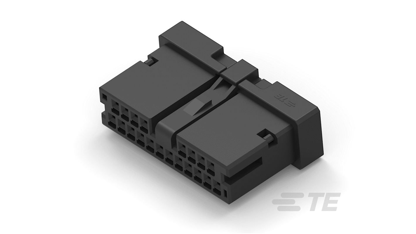 Carcasa de montaje en PCB TE Connectivity 2-2834461-0, Serie 1-2834461, paso: 1.8mm, 20 contactos, 2 filas, Horizontal,