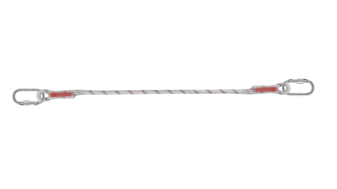 Tractel nicht verstellbar Karabiner Schrauben Sicherheitsseil Polyamid Trageschlaufe, Gew.Bel. 150kg, 1.5m