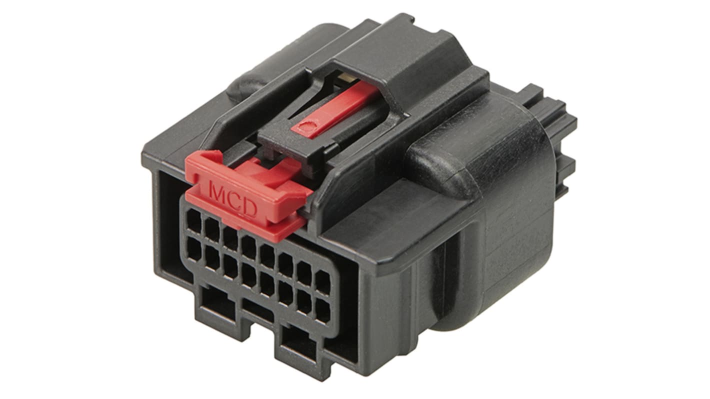 Molex Mini50  Automotive, Kfz-Steckverbinder, Crimp-Gehäuse, Buchse, 16-polig / 2-reihig, 4A