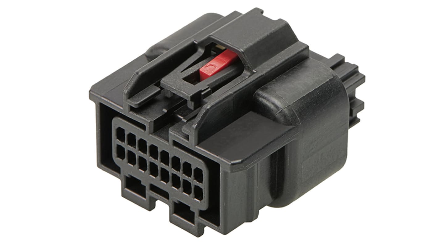 Connettore automotive Molex, Femmina, 4A, 16 vie, 2 file