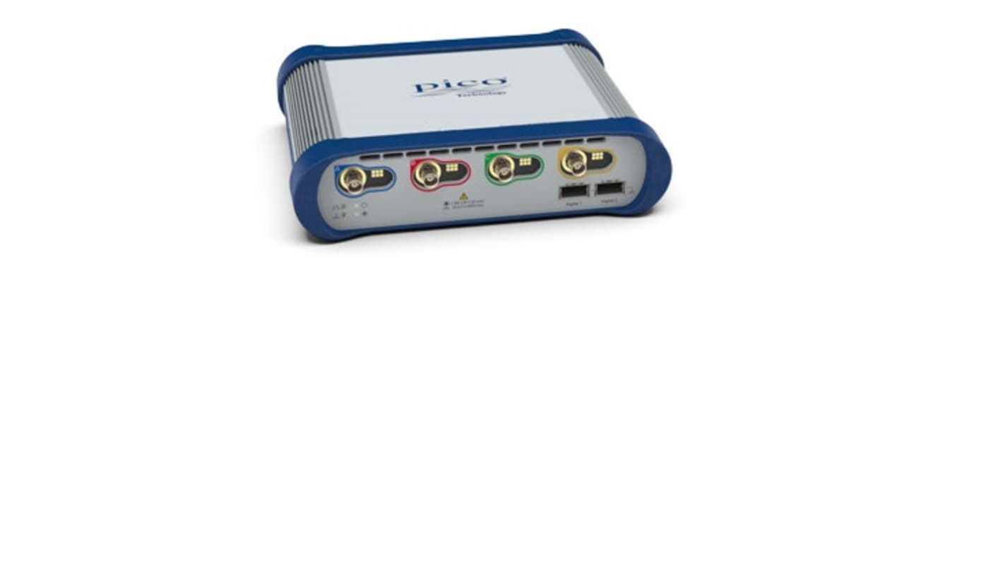 Pico Technology Oszcilloszkóp, PicoScope 6000E sorozatú, PicoScope 6425E, PC-alapú, 750MHz USB 2Mpts, USB, 4 analóg cs.