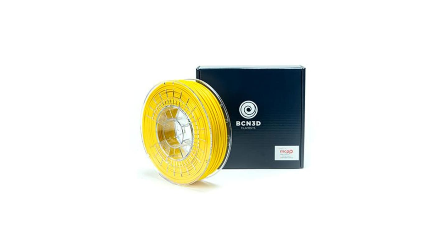 Filament pour imprimante 3D BCN3D, PLA, Ø 2.85mm, Jaune, 750g, FFF