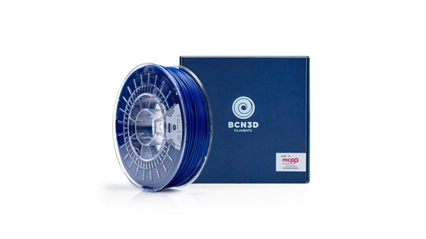 BCN3D 2.85mm Blue PLA 3D Printer Filament, 750g