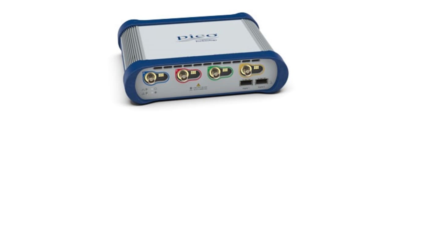 Osciloscopio basado en PC Pico Technology 6405E, calibrado UKAS, canales:4 A, 750MHZ, interfaz USB, USB