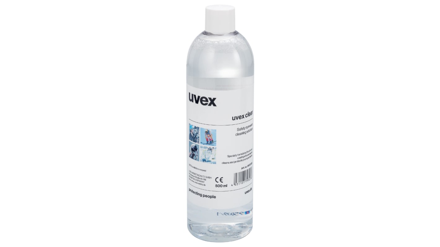 Fluido detergente per lenti Uvex, conf da 500ml