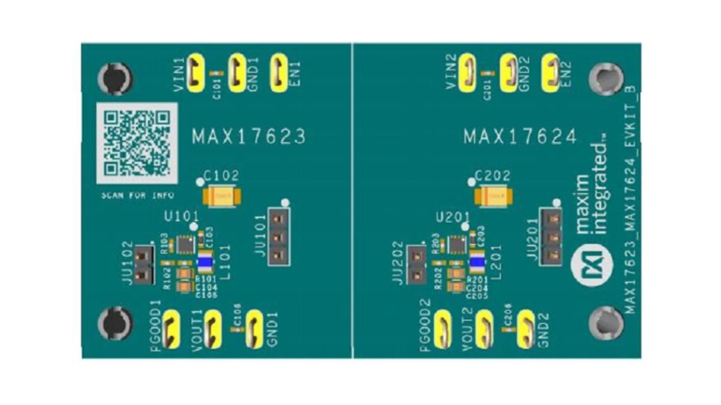 Maxim Integrated MAX17623 Evaluation Kits DC-DC Converter for MAX17623 for MAX17623/MAX17624