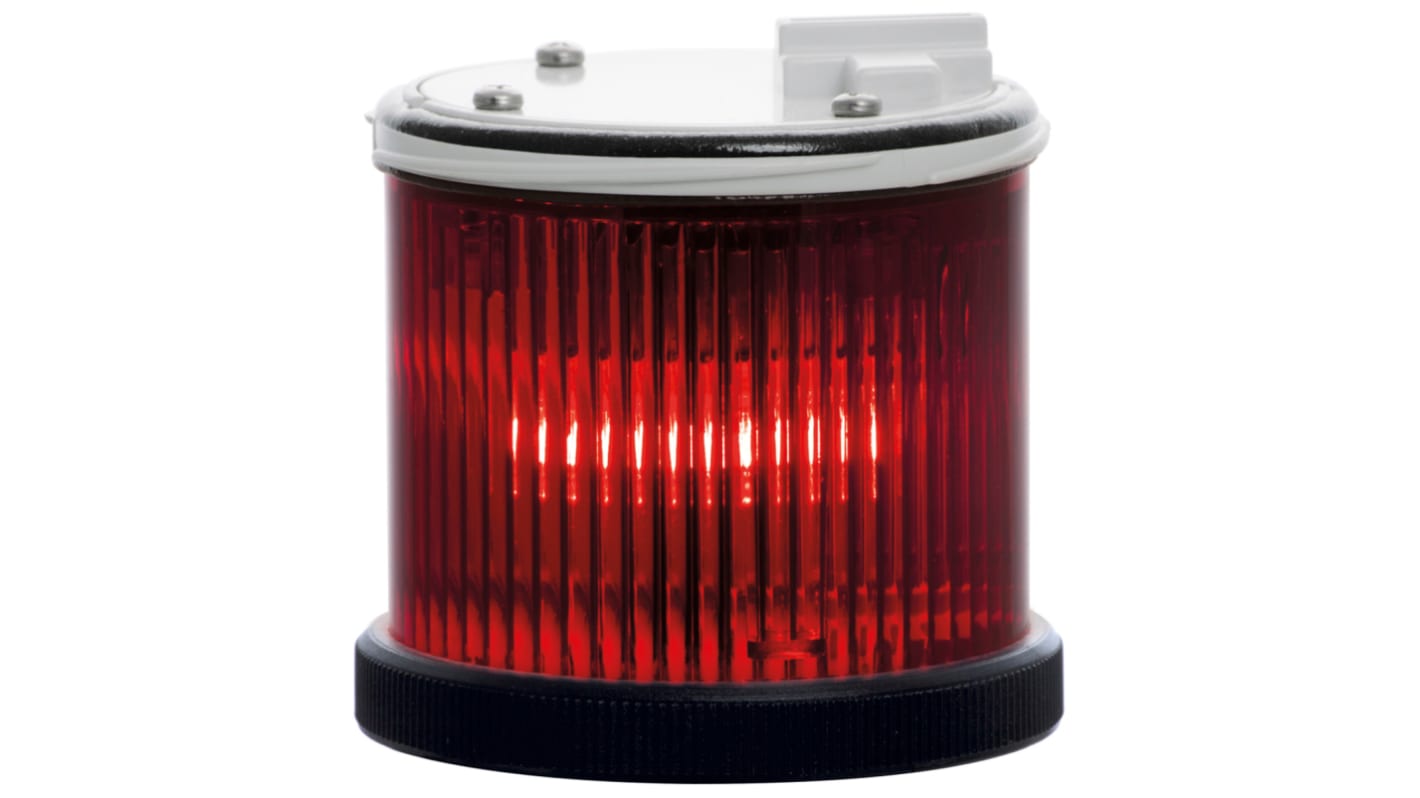 Modulo luminoso RS PRO, Rosso, 12/240 V c.a./c.c., Ø base 75mm, h 59mm