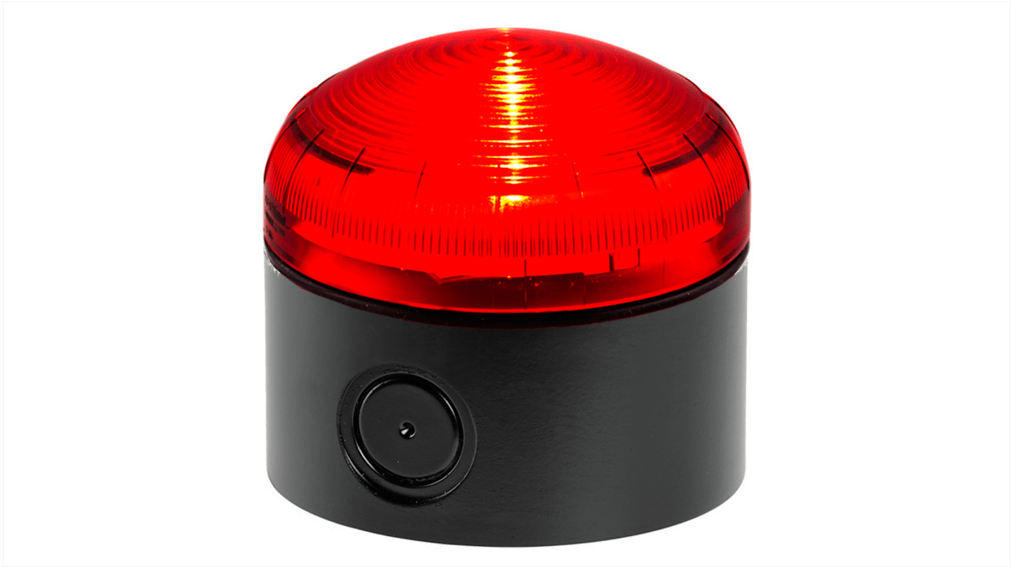 Segnalatore Fisso RS PRO, LED, Rosso, 120 V c.a., 240 V c.a.