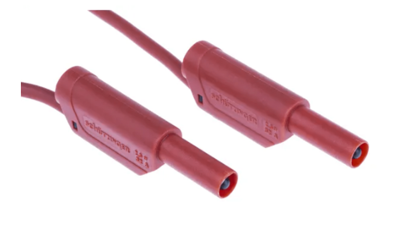 RS VSFK 8700 / 2.5 / 150 / RT | Schutzinger テストリード線 1kV, 赤, 1.5m | RS