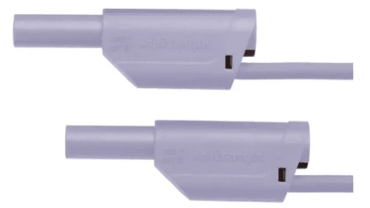 Schutzinger Test lead, 32A, 1kV, Purple, 1.5m Lead Length