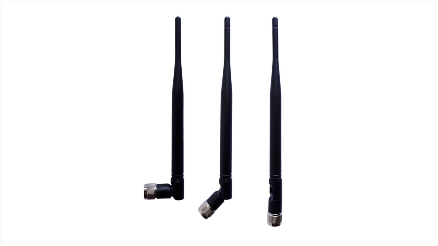 Siretta DELTA43/x/SMAM/S/S/17 Whip Omnidirectional Antenna with SMA Connector, ISM Band