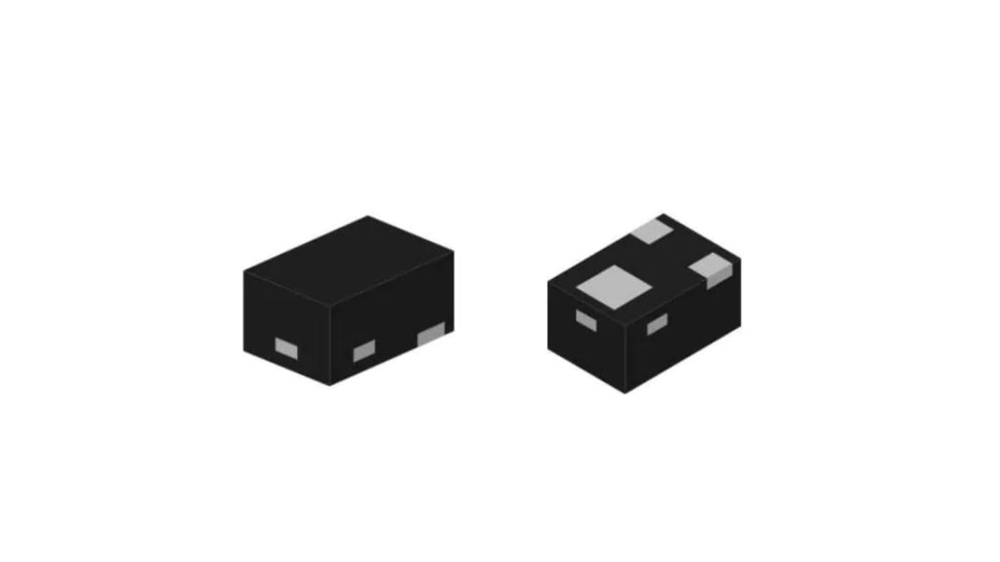 DiodesZetex DMP DMP32D9UFO-7B P-Kanal, SMD MOSFET 30 V / 200 mA, 3-Pin X2-DFN0604-3