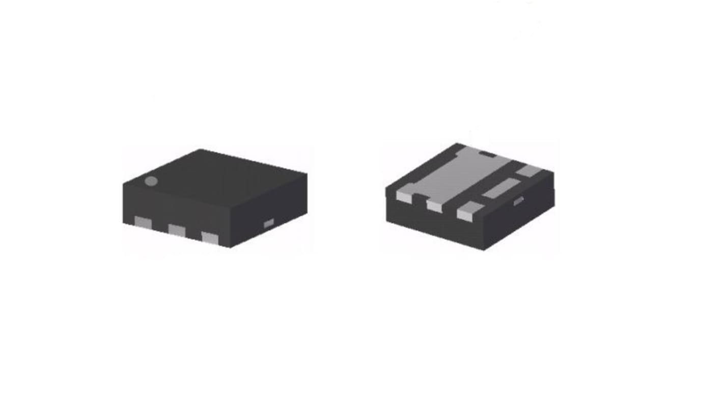 Plastic N-Channel MOSFET, 6.5 A, 60 V, 6-Pin U-DFN1616-6 Diodes Inc DMT6030LFCL-7