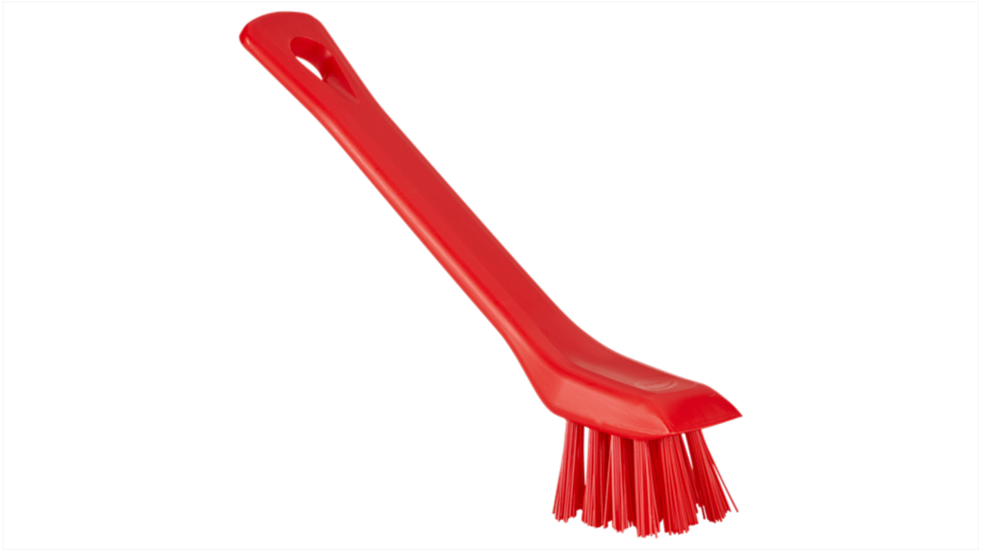 39514 Vikan Hard Bristle Red Scrub Brush, 20mm bristle length RS