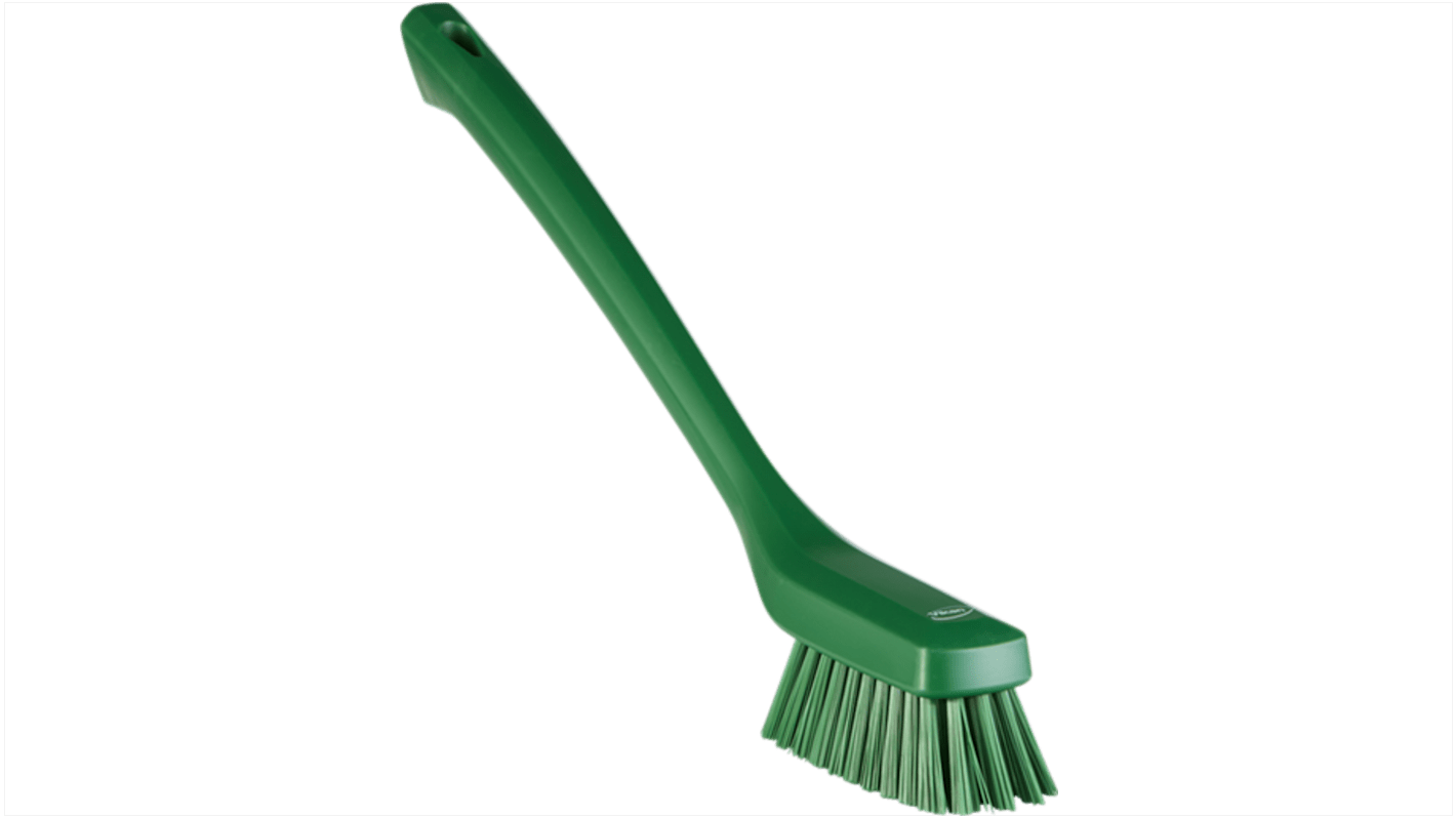 Vikan Hard Bristle Green Scrubbing Brush, 46mm bristle length