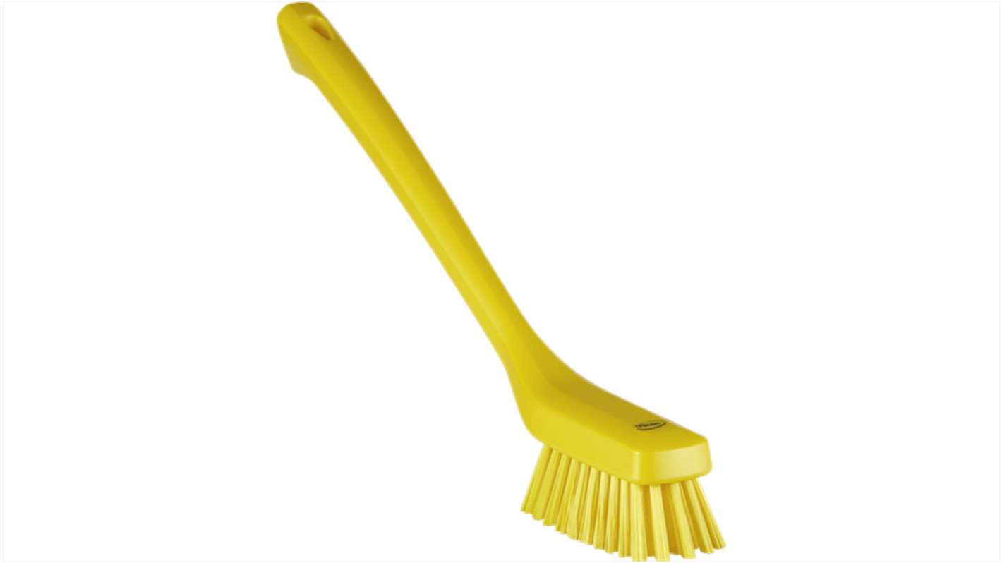 Vikan Hard Bristle Yellow Scrubbing Brush, 46mm bristle length