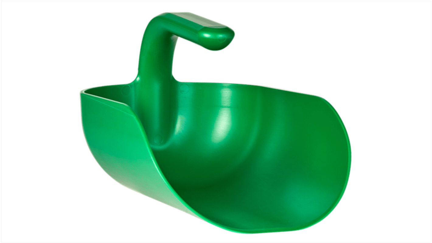 Ergonomic scoop, 2 Litre, Green