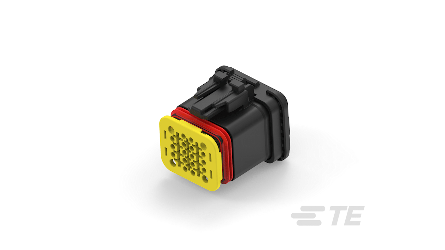 Conector de automoción TE Connectivity NTSEAL 2350890 Hembra de 20 vías en 4 filas, 13A, terminación: Soldador