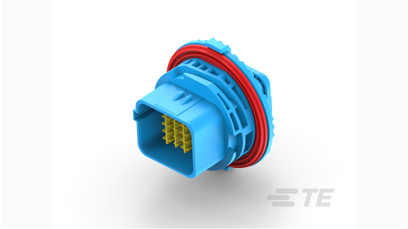 Conector de automoción TE Connectivity NTSEAL 2350891 Hembra de 20 vías en 4 filas, 13A, terminación: Soldador