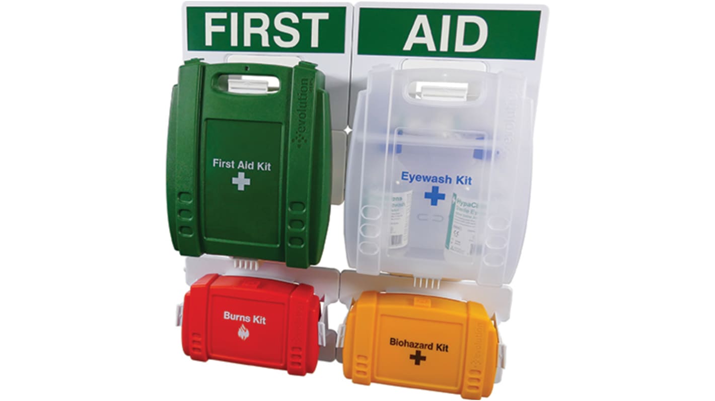 RS PRO First Aid Kit for 25 → 100 Person/People, Wall Mounted
