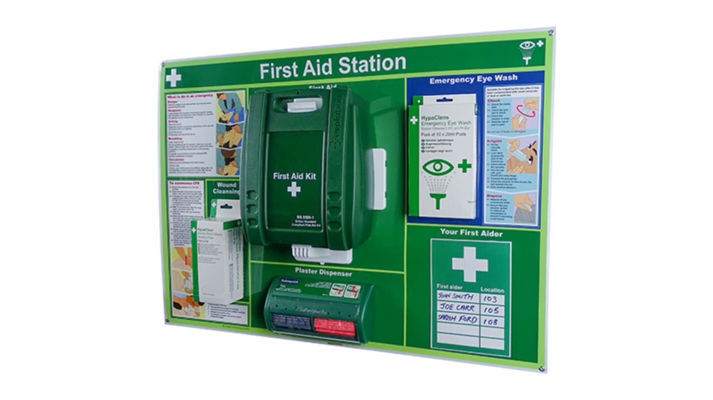 RS PRO First Aid Kit for 25 → 100 Person/People, Wall Mounted