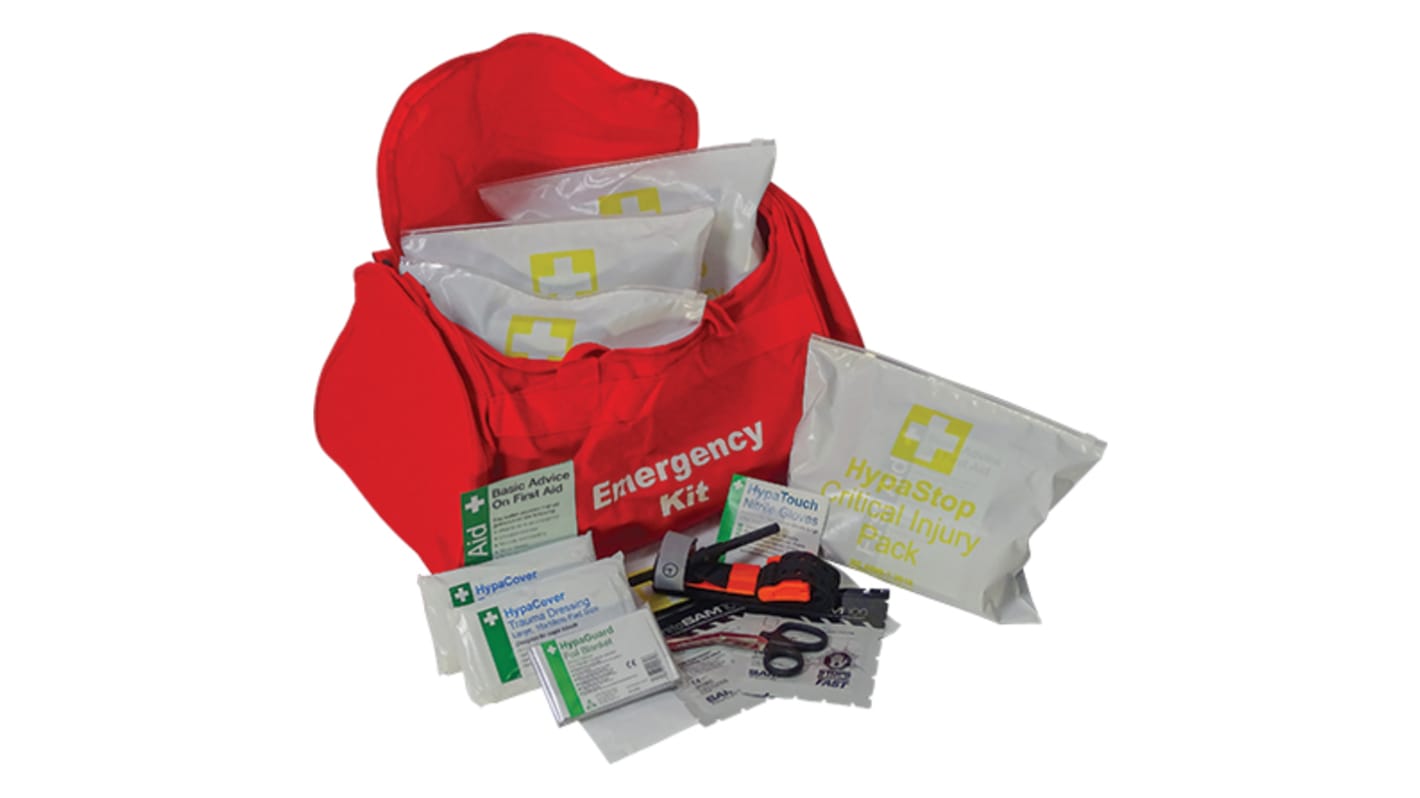 RS PRO First Aid Kit for 5 Person/People, Carrying Case