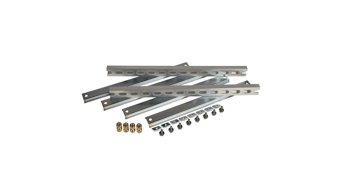 Schneider Electric NSYM Series DIN Rail Chassis, 439mm H, 350mm W For Use With Spacial CRN, Spacial S3D, Spacial S3X,